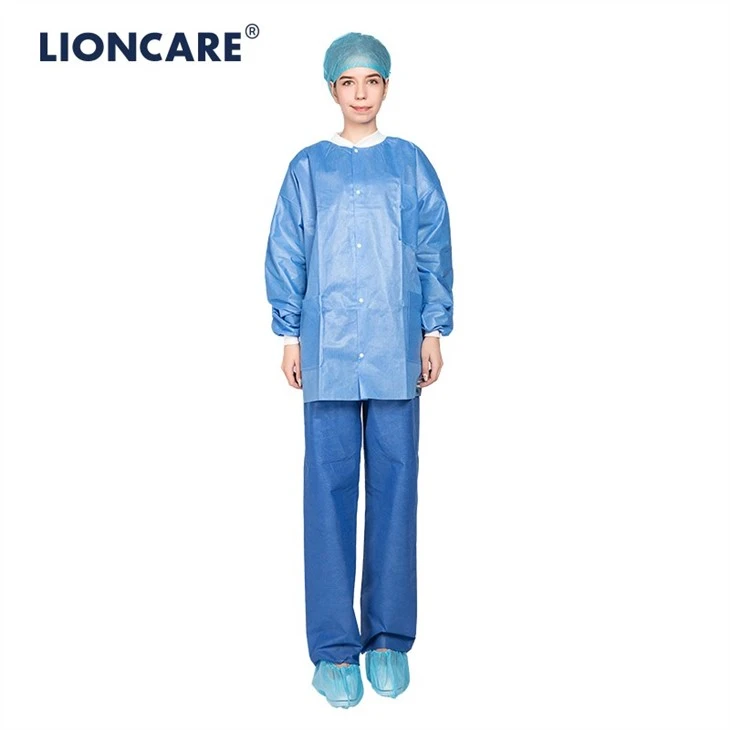 non-woven lab coat