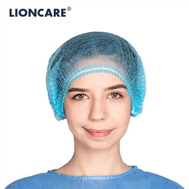 Mũ kẹp dùng một lần đàn hồi gấp đôi LIONCARE® Polypropylen