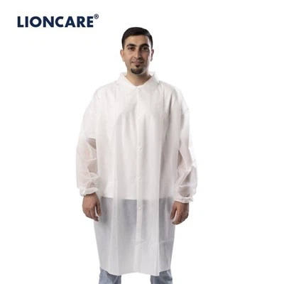 Áo khoác phòng thí nghiệm dùng một lần bằng Polypropylen LIONCARE®