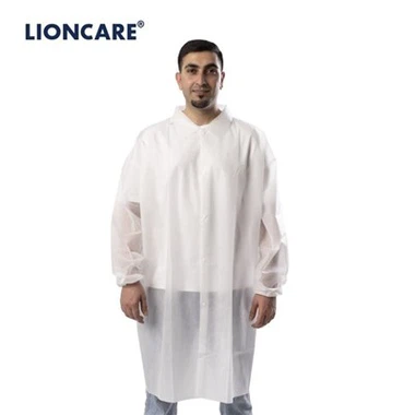 Áo khoác phòng thí nghiệm dùng một lần bằng Polypropylen LIONCARE®